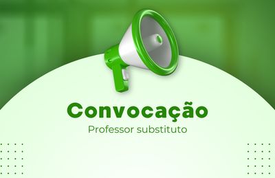 Convocação de professor substituto